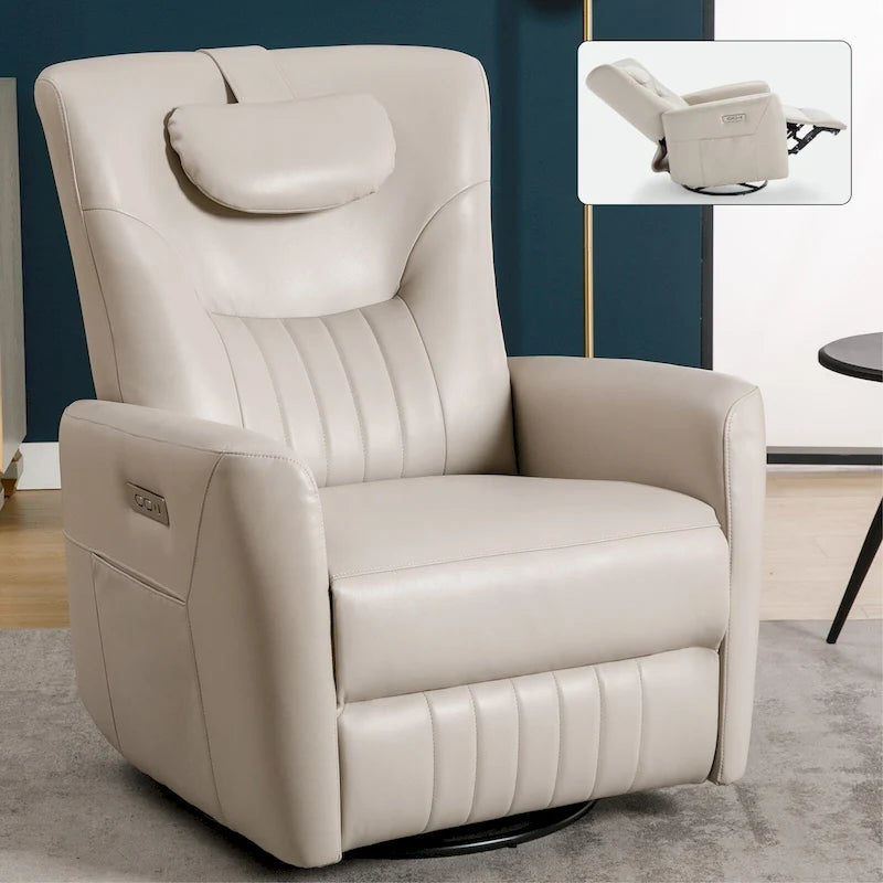 Fauteuil inclinable électrique pivotant et à bascule