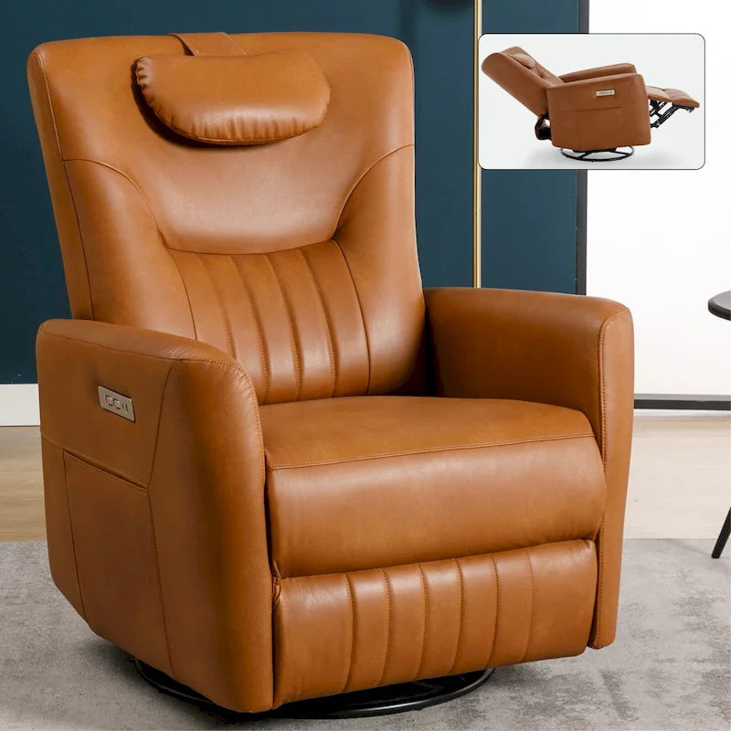 Fauteuil inclinable électrique pivotant et à bascule