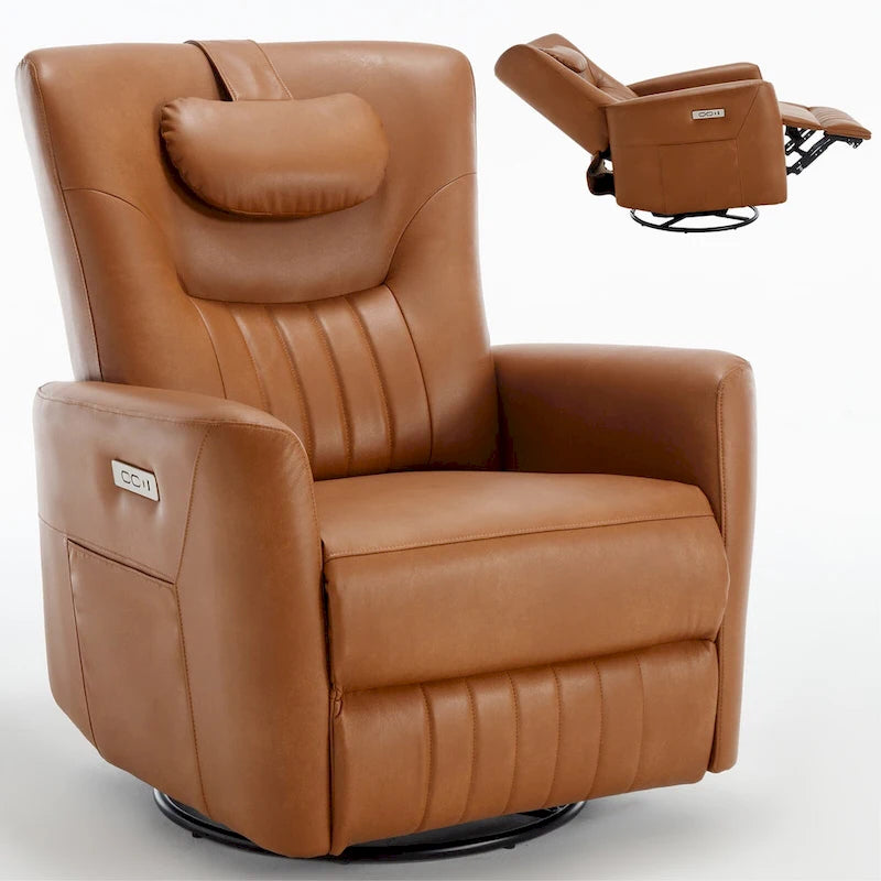 Fauteuil inclinable électrique pivotant et à bascule