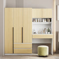 Armoire de rangement de bureau 3 portes en bois pour chambre à coucher