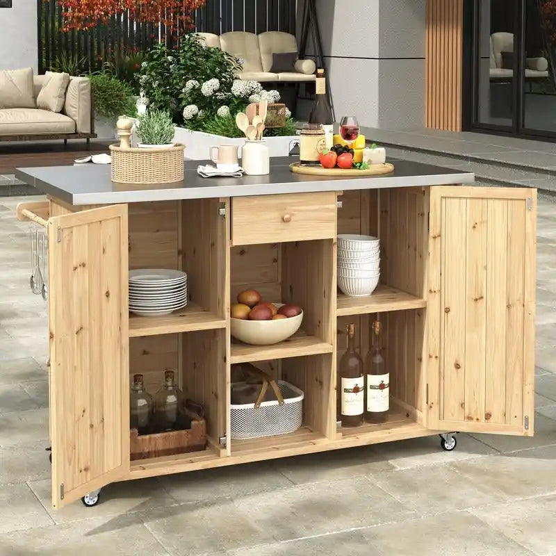 Îlot de cuisine extérieure