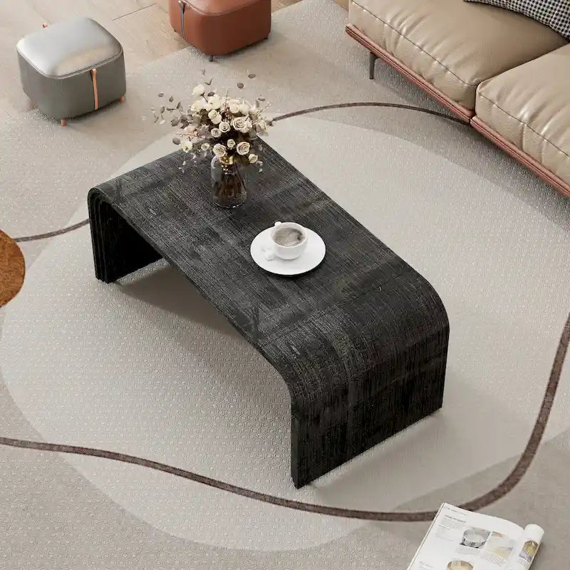 Table basse incurvée de style Art déco