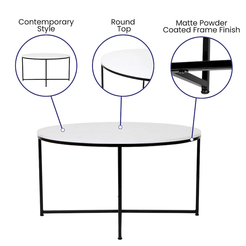 Table basse - Table en verre trempé