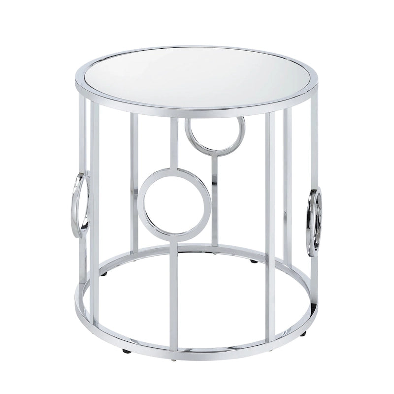 Table d'appoint miroir