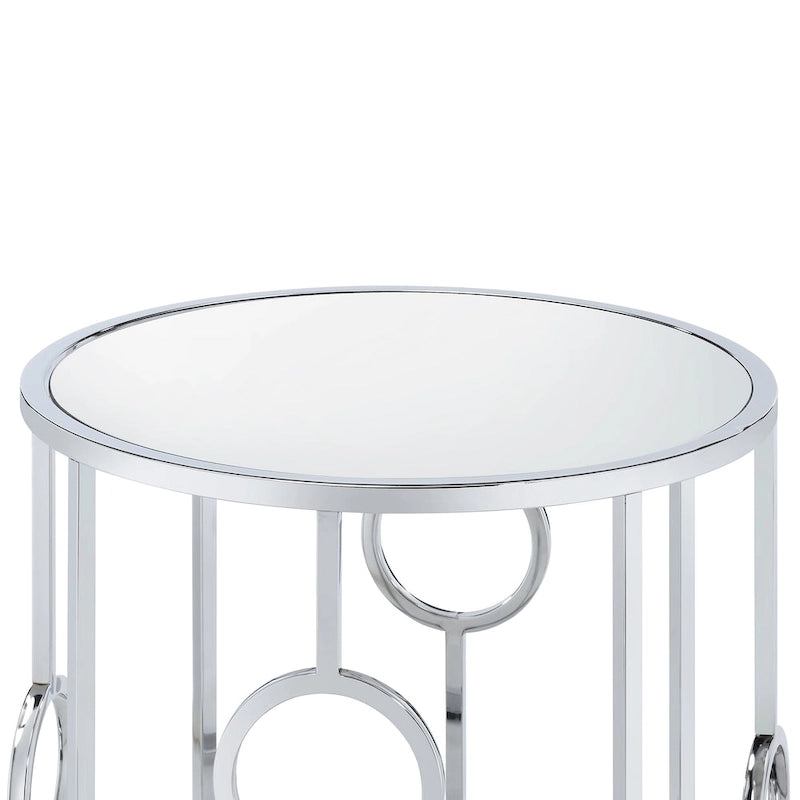 Table d'appoint miroir