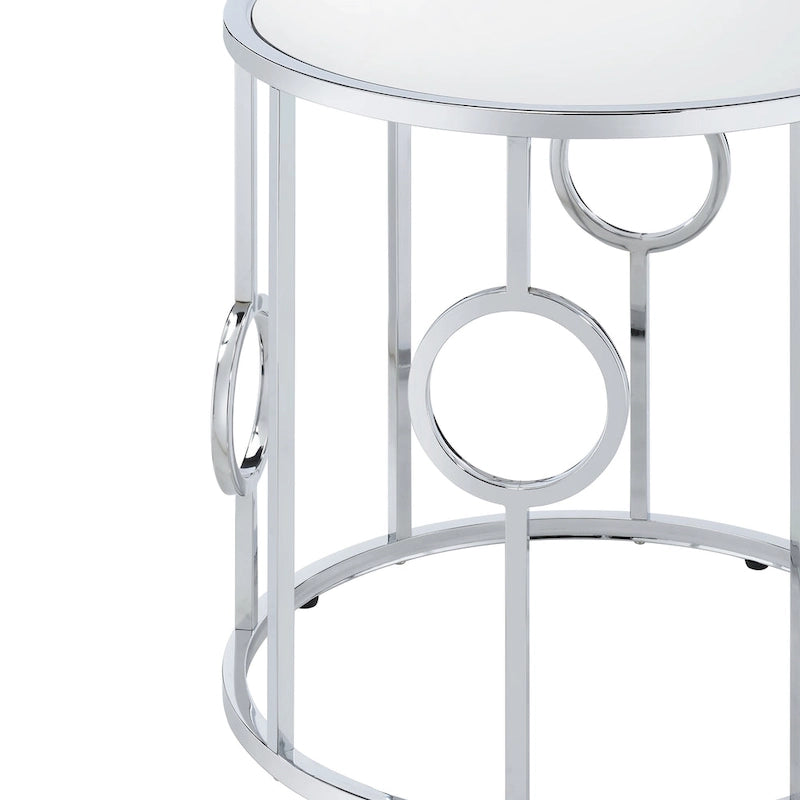 Table d'appoint miroir