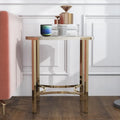 Table d'appoint aspect marbre