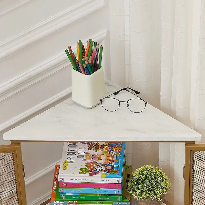 Table d'angle triangulaire industrielle