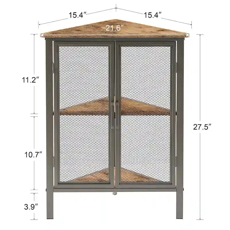 Table d'angle triangulaire industrielle