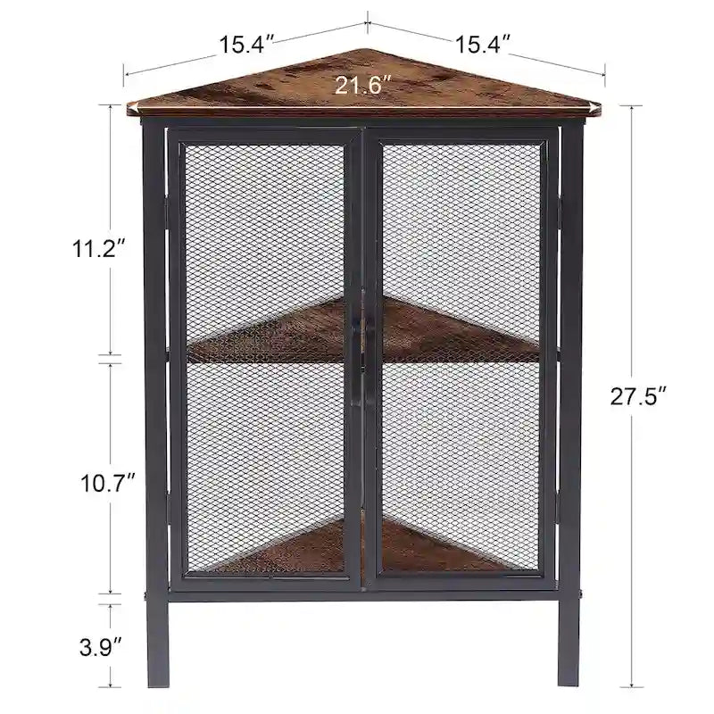 Table d'angle triangulaire industrielle