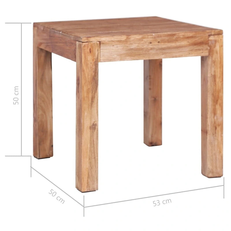 Table basse en bois massif recyclé