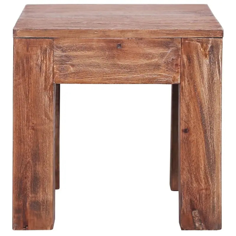 Table basse en bois massif recyclé