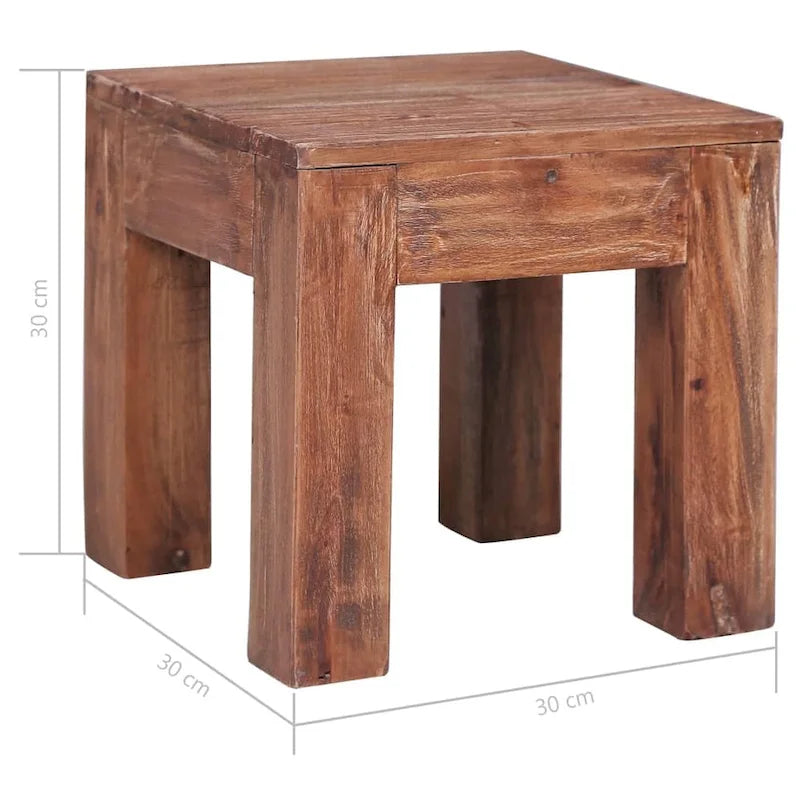 Table basse en bois massif recyclé