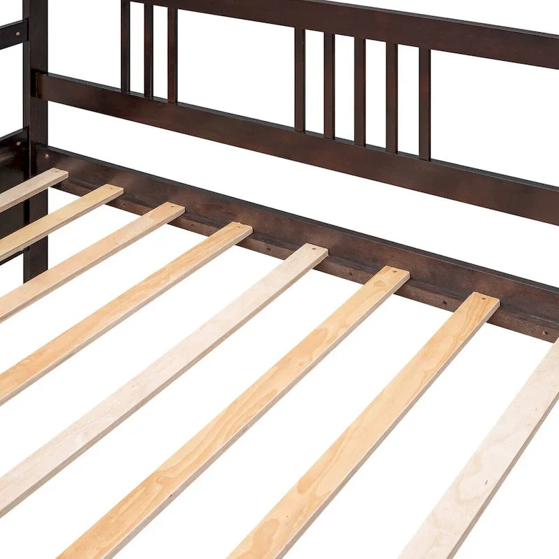 Lit de repos multifonctionnel en bois massif