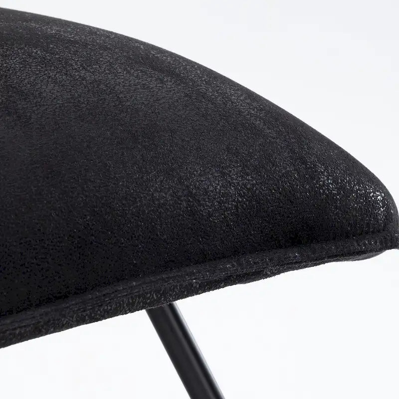 Fauteuil d'appoint du milieu du siècle en similicuir avec dossier réglable