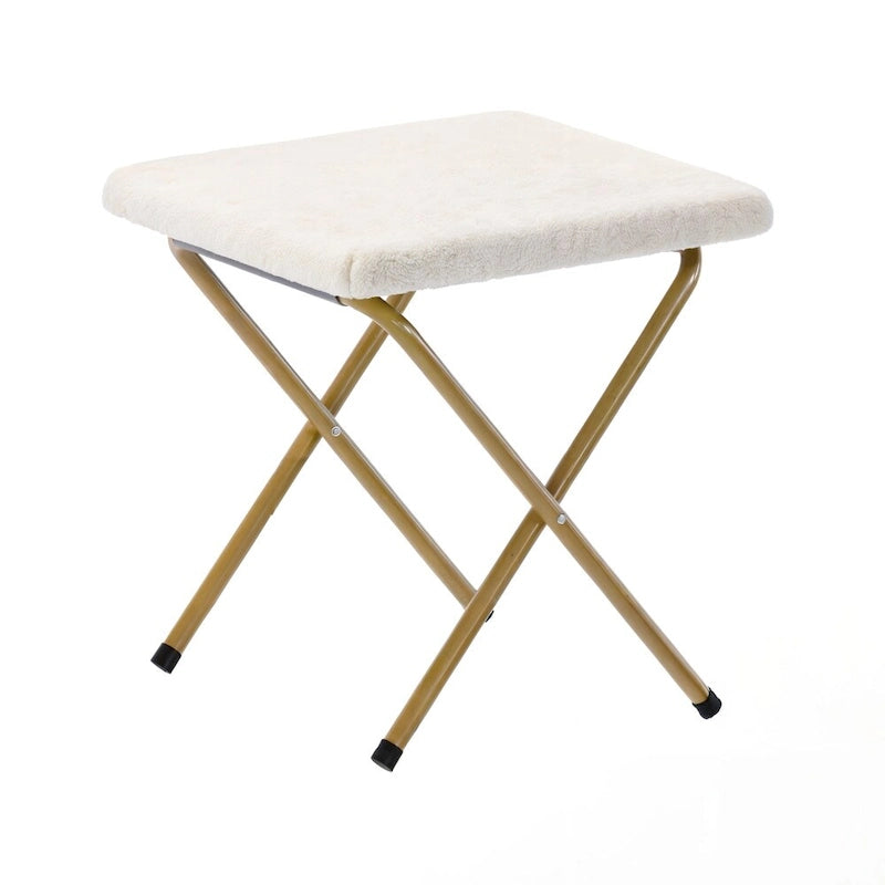 Fauteuil soucoupe pliant rembourré surdimensionné avec ottoman