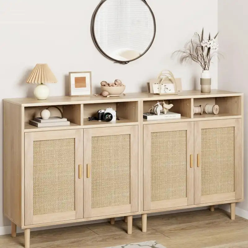 Buffet en rotin moderne