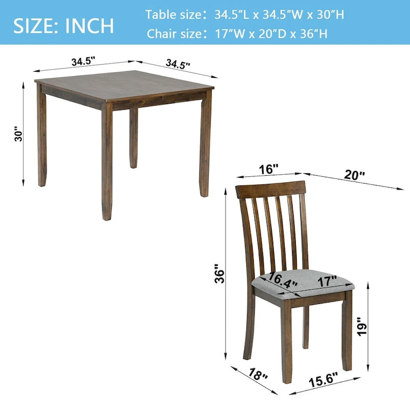 Table de salle à manger rectangulaire