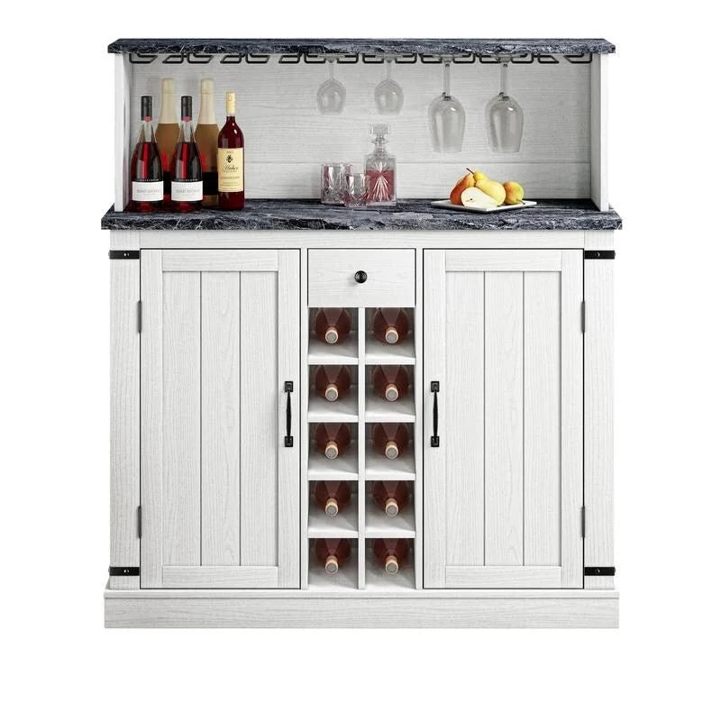 Buffet de bar en bois style ferme