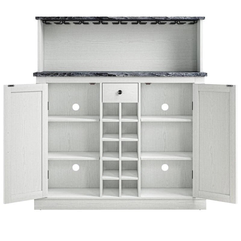 Buffet de bar en bois style ferme