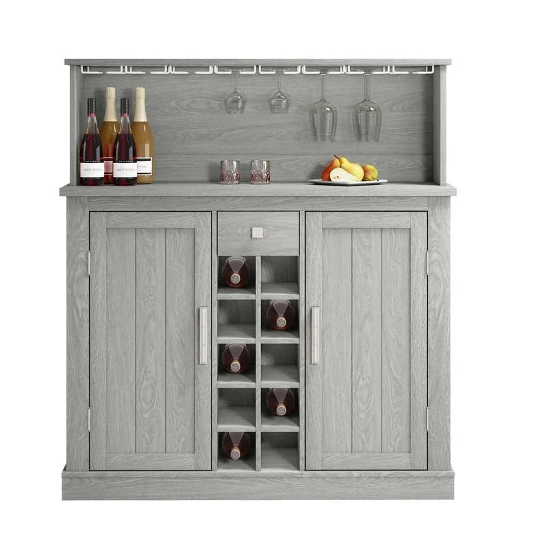 Buffet de bar en bois style ferme