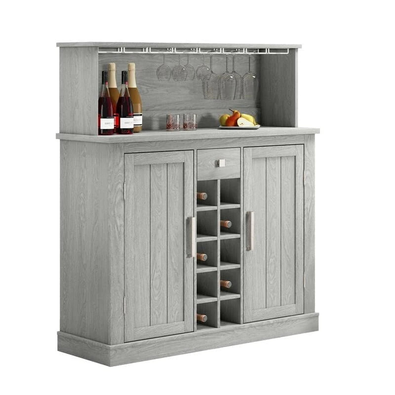 Buffet de bar en bois style ferme